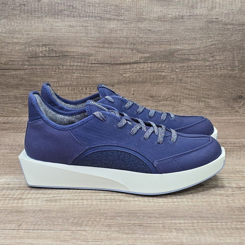 Allbirds Risers Men's Size 12 Blue Canvas Comfort Sneakers NEW